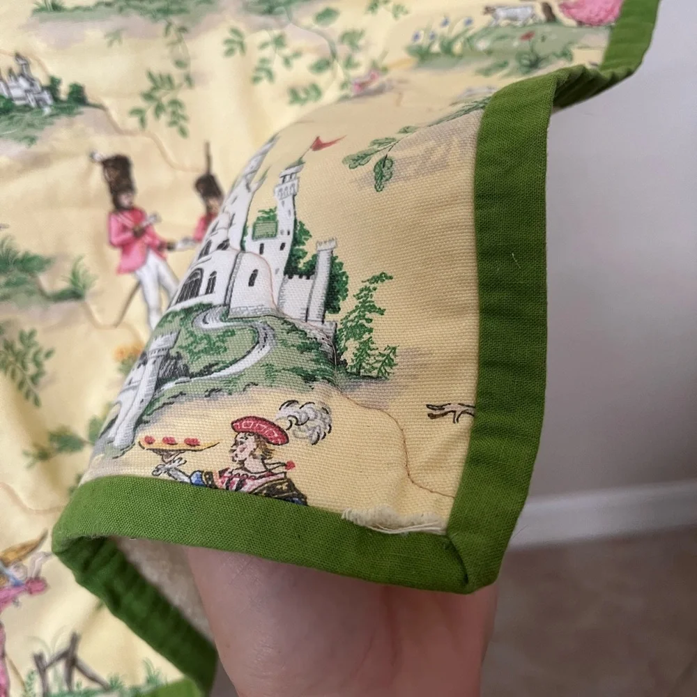 Vero Beach Quilt Guild Handmade Over The Moon Nursery Rhyme Kids Quilt